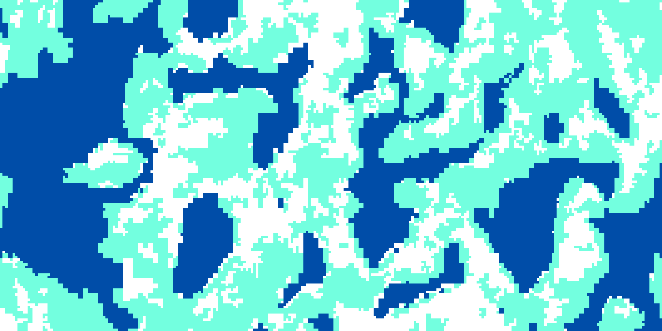 Close up of mapped data