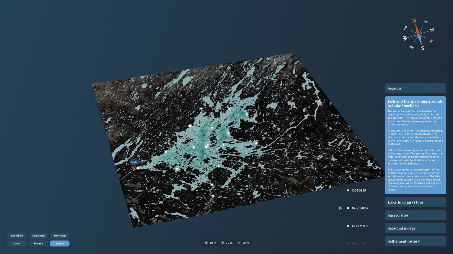 Ice animation was based on data from SYKE's Tarkka ice observation